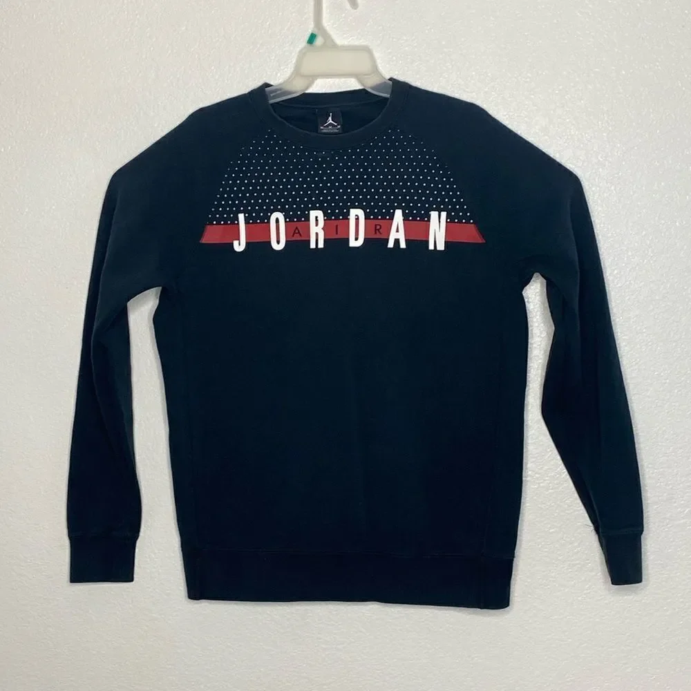 Jordan Men’s Black Sweatshirt Size M